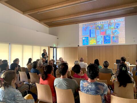 public lors d'une conférence