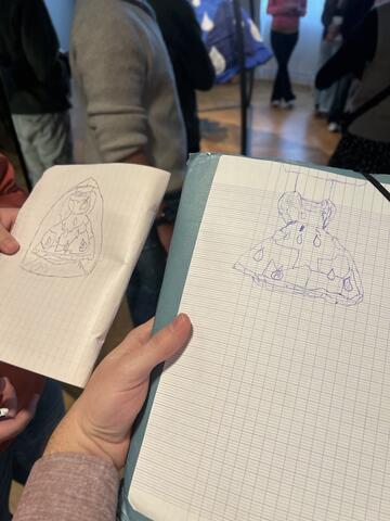 Croquis de la Robe d'après minuit