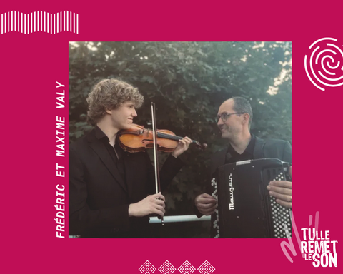 Un violoniste et un accordéoniste